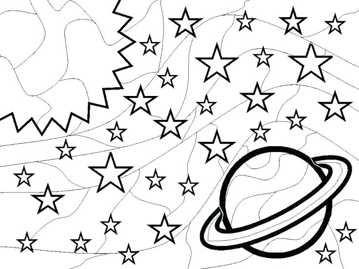 Galaxy coloring pages