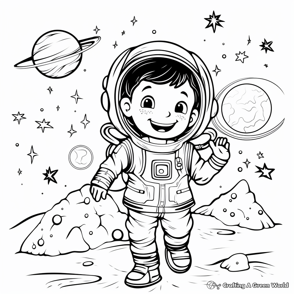 Galaxy coloring pages