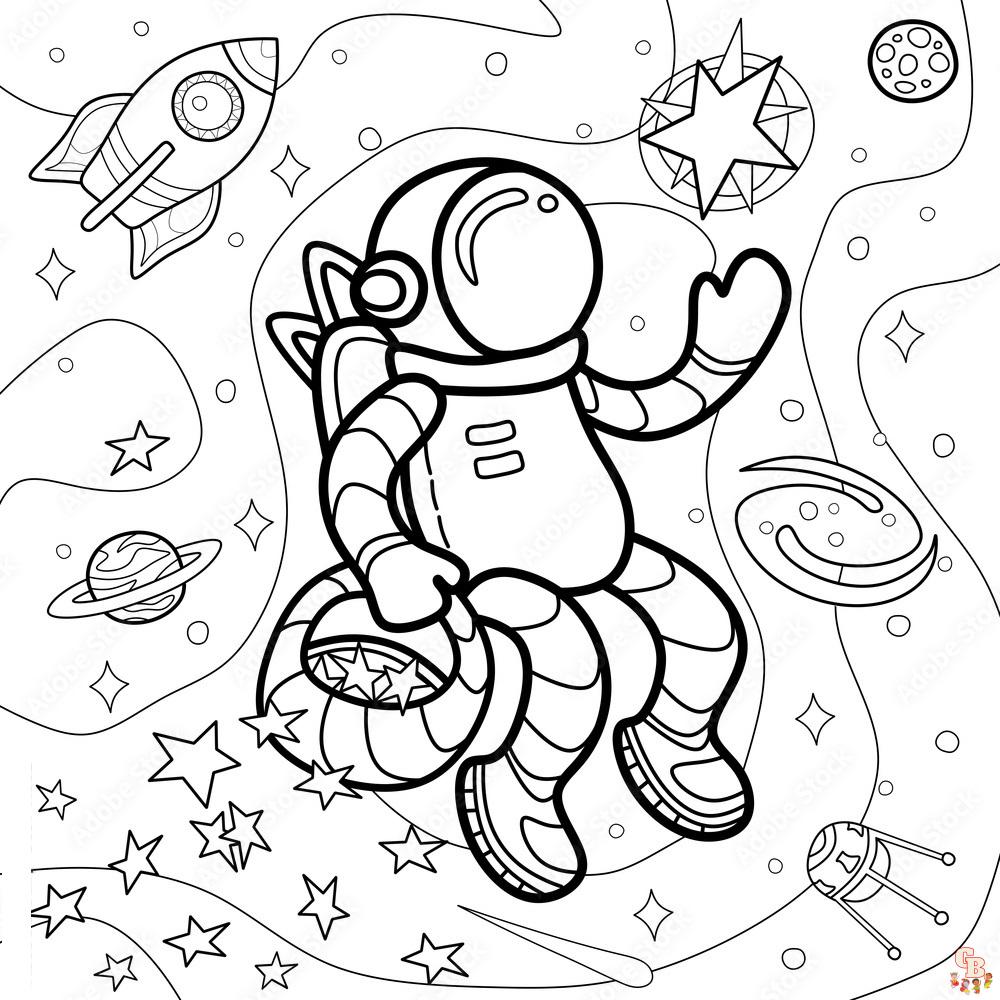 Explore the fascinating universe with galaxy coloring pages