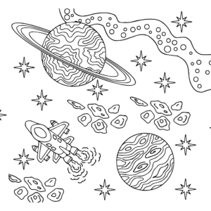 Galaxy coloring pages printable for free download