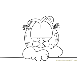 Garfield coloring pages for kids printable free download