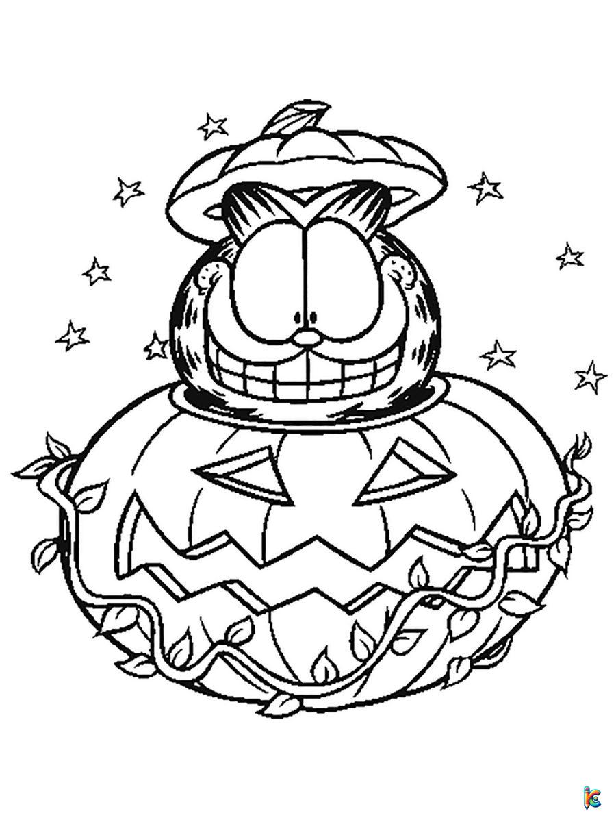 Garfield coloring pages â
