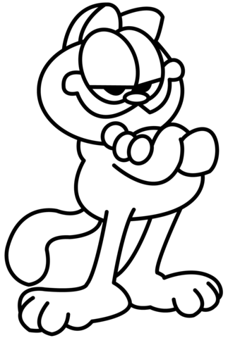 Garfield coloring pages free coloring pages