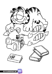 Garfield coloring pages