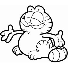 Top free printable garfield coloring pages online