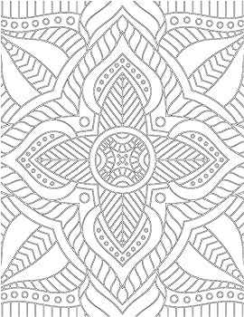 Defite art color fillg book with colorful pens gel pens mm nib shades pens mandala pattern colorg bookmulticolor office products
