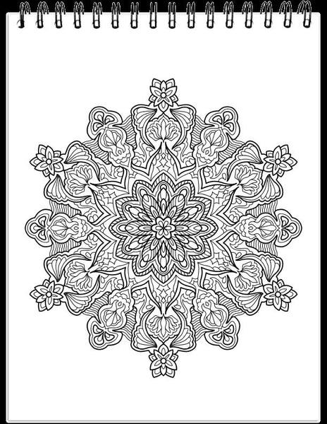 Mandalas to color volume ii coloring book for adults by terbi