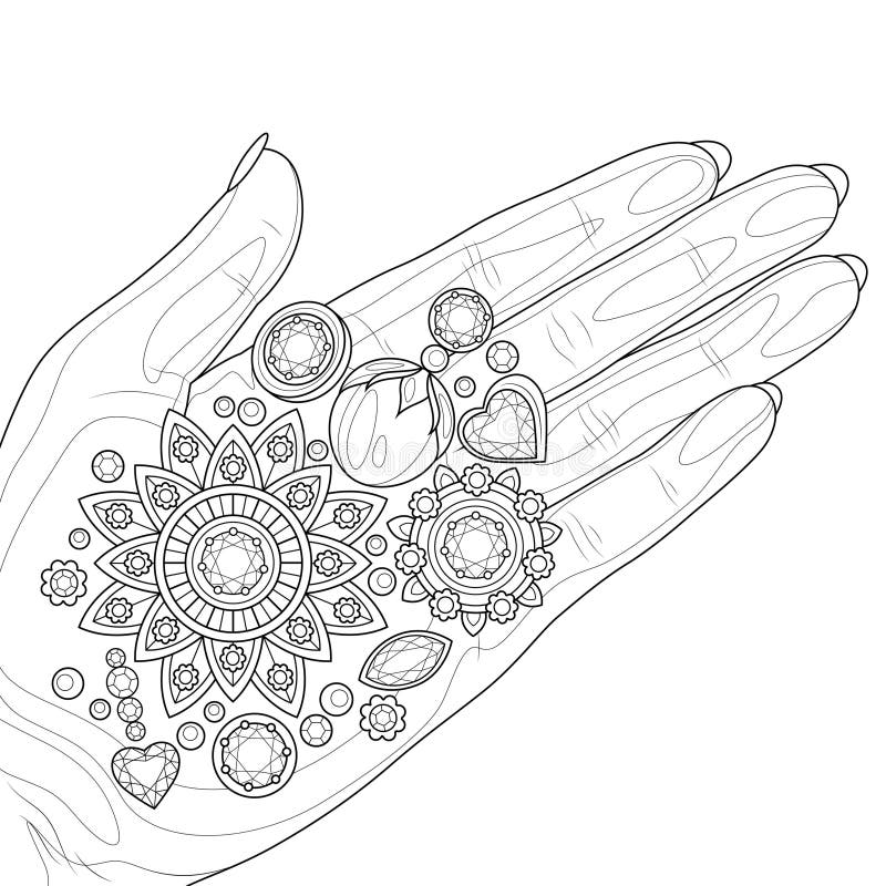 Gems coloring stock illustrations â gems coloring stock illustrations vectors clipart