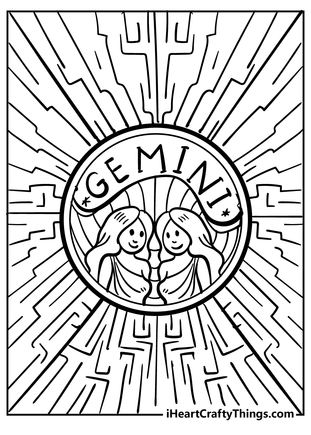 Zodiac sign coloring pages free printables