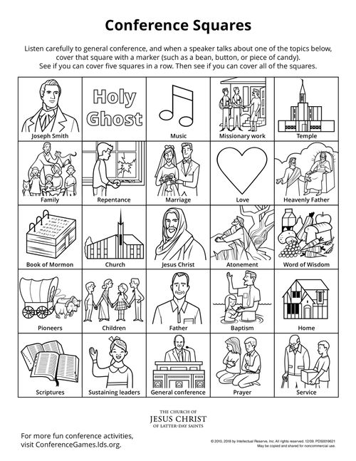 General conference coloring pages