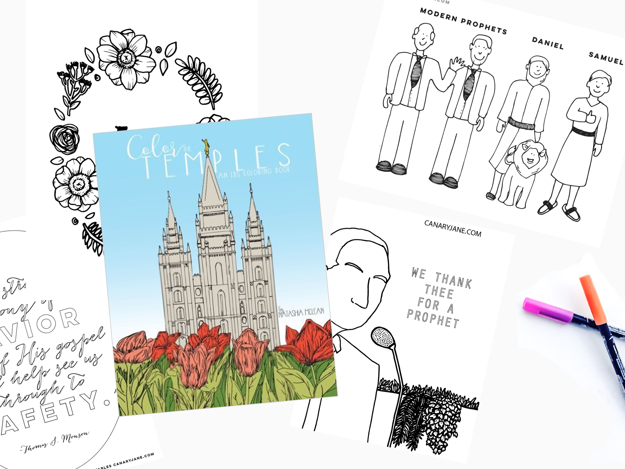 General conference activity free printables roundup