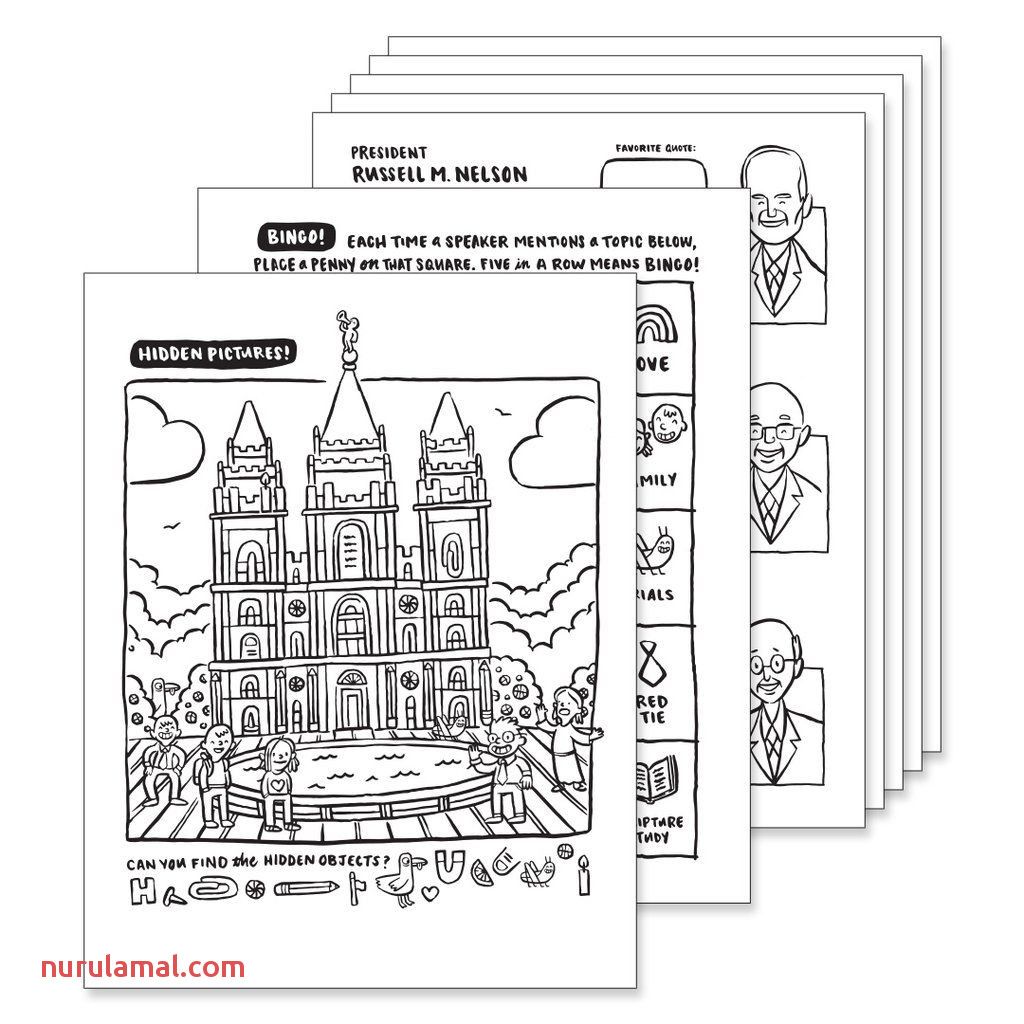 Printable hidden picture worksheets lds coloring pages general conference coloring pages