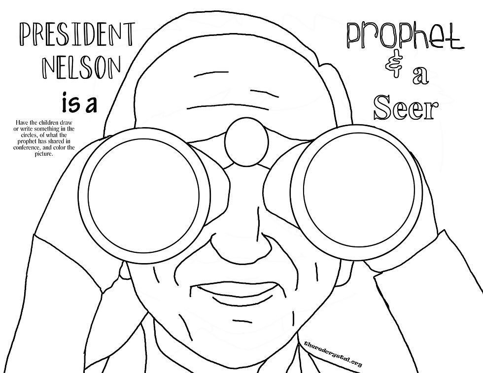 Lds general conference free printables and packets activities for children