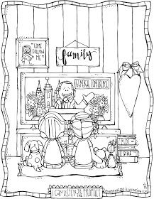 Melonheadz lds illustrating lds general conference coloring page