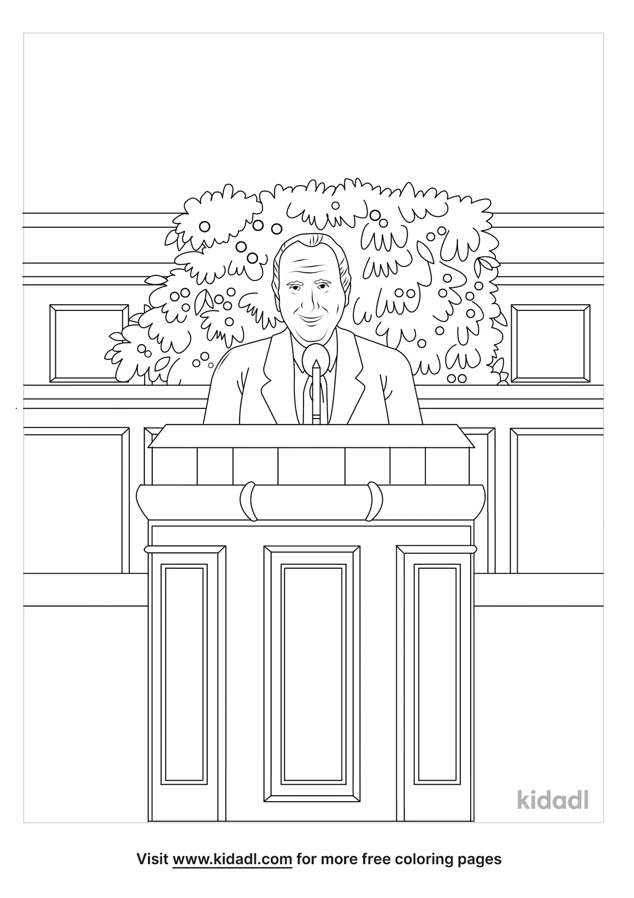 Free general conference coloring page coloring page printables