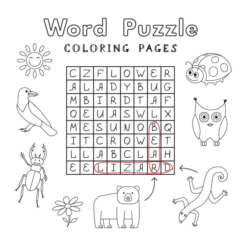Word search puzzle stock illustrations â word search puzzle stock illustrations vectors clipart