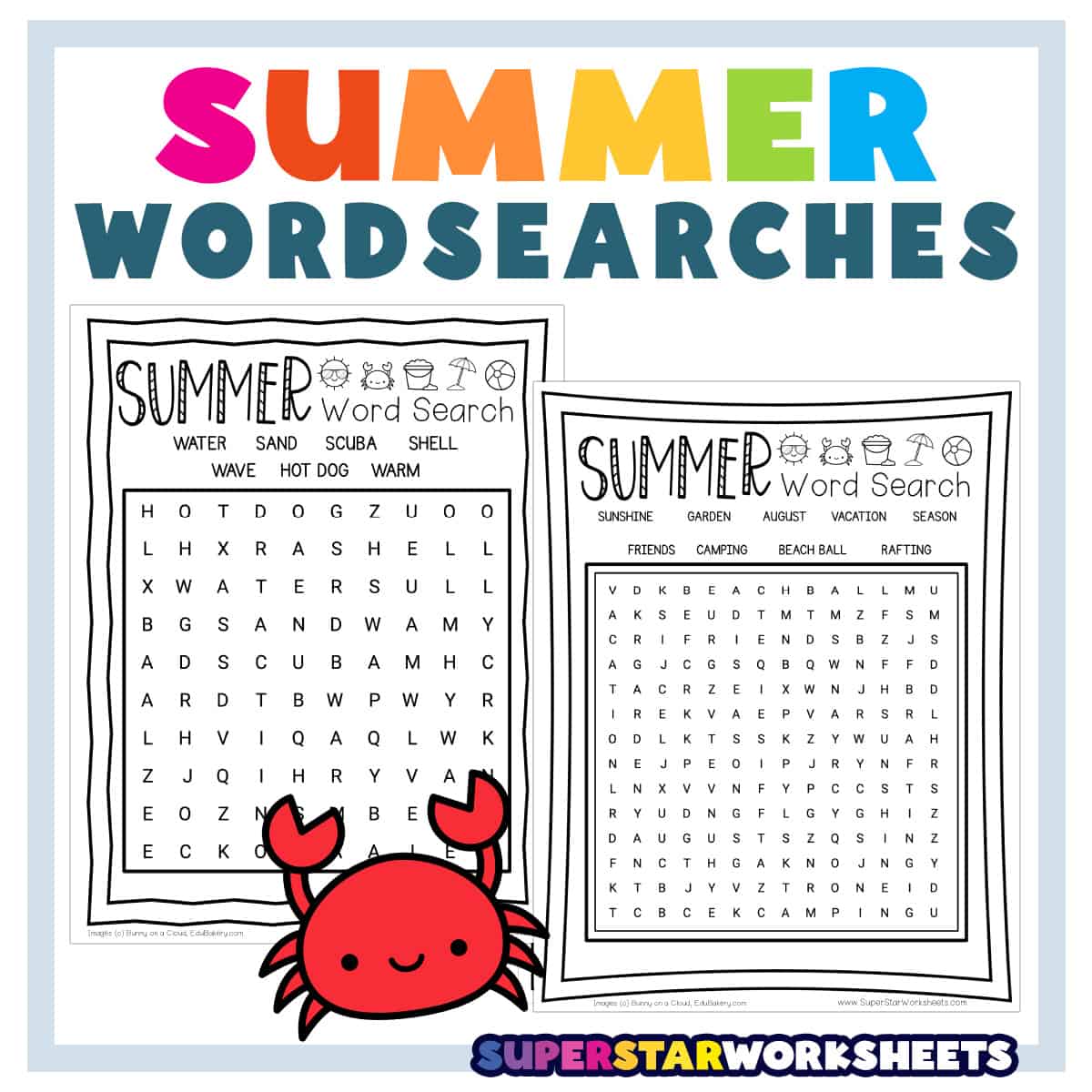 Summer word search