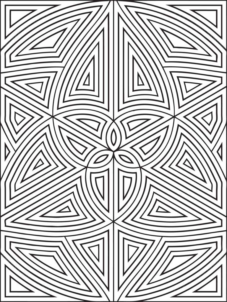Free printable geometric coloring pages for kids pattern coloring pages geometric coloring pages abstract coloring pages