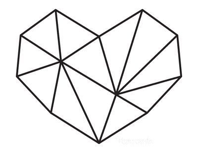 Adorable heart coloring pages for kids adults