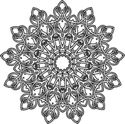 Geometric mandalas coloring pages free coloring pages