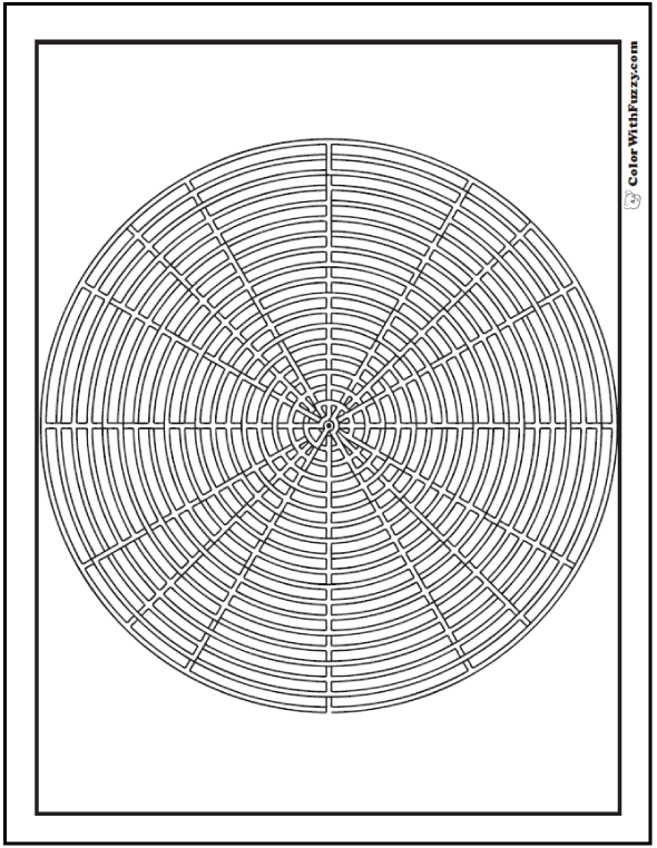 Free geometric coloring pages pdf