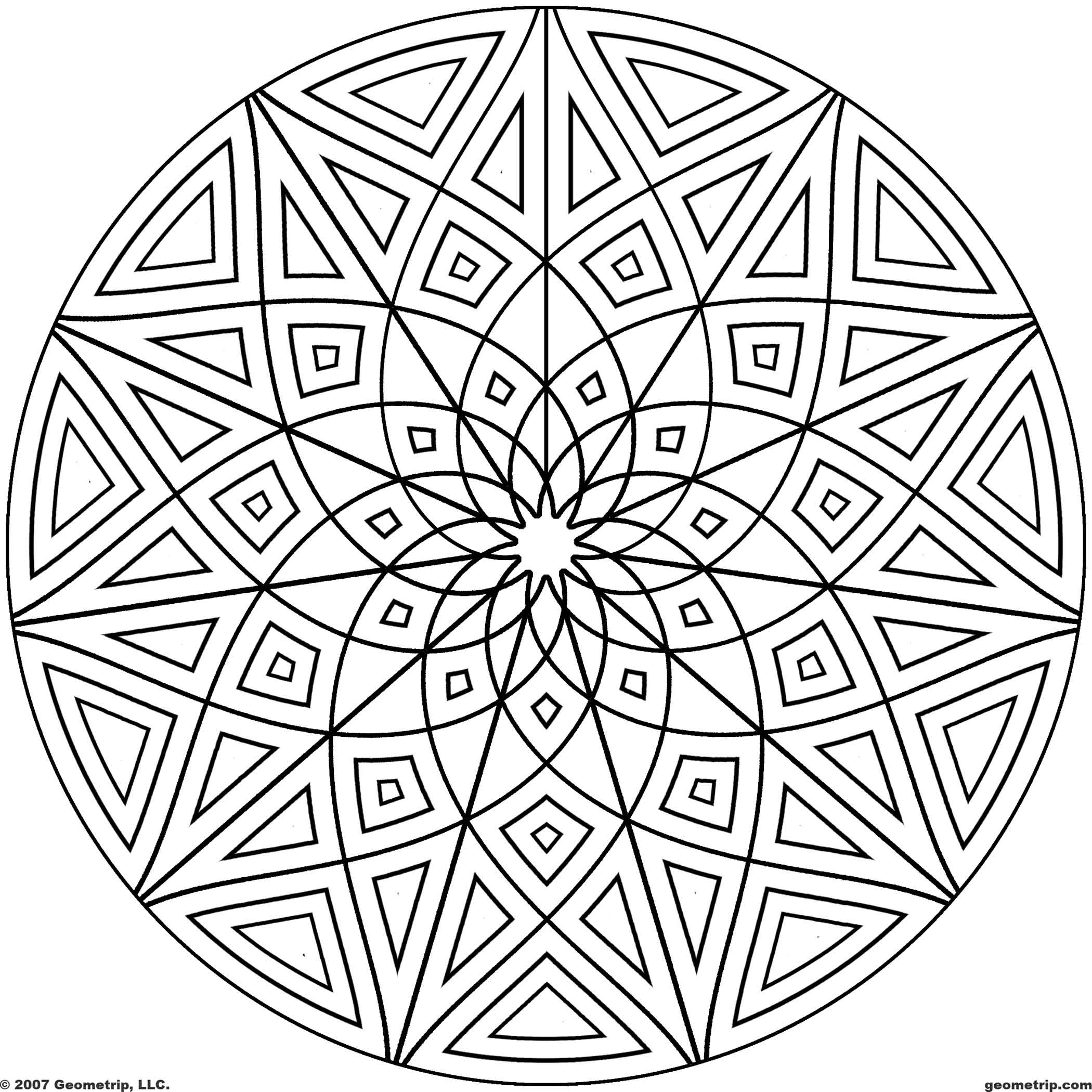Free geometric mandala coloring pages download free geometric mandala coloring pages png images free cliparts on clipart library