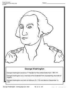 George washington worksheets