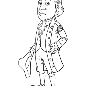George washington coloring pages printable for free download