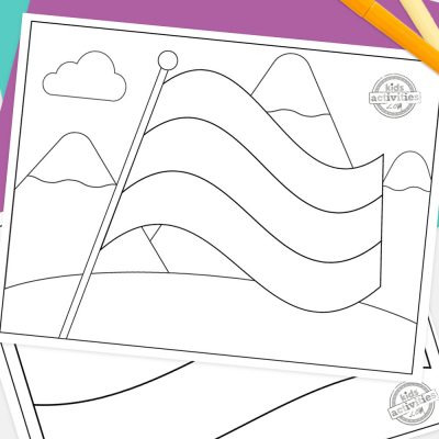 Printable grand german flag coloring pages kids activities blog