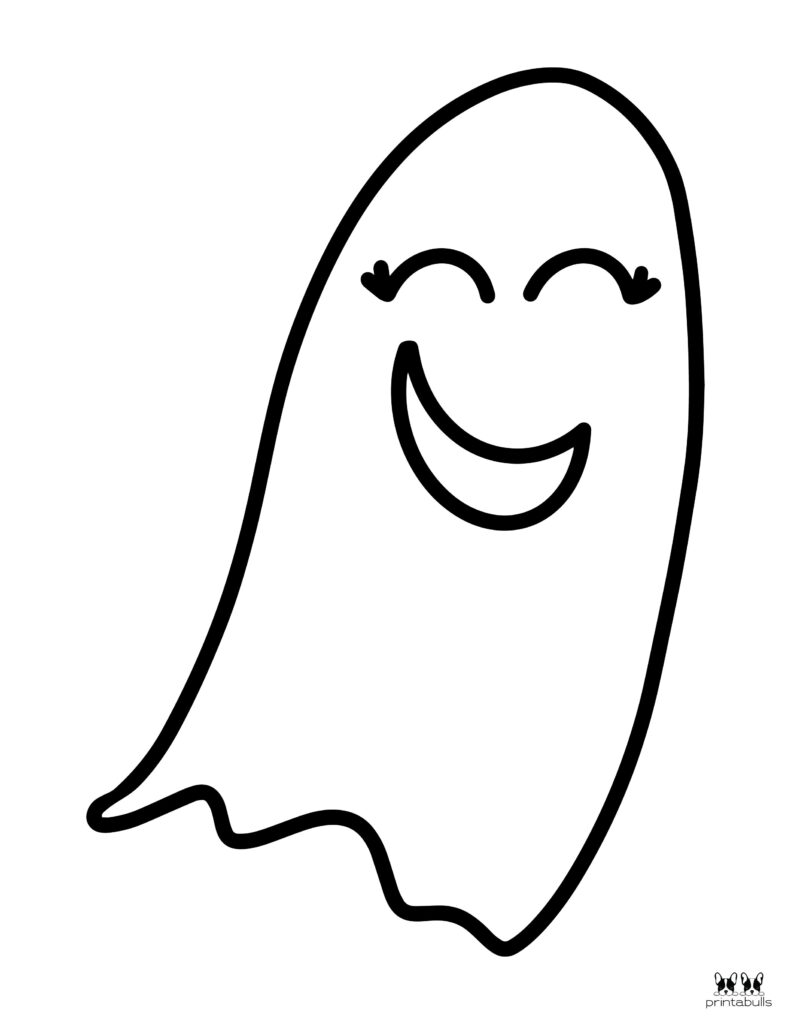 Free printable ghost coloring pages