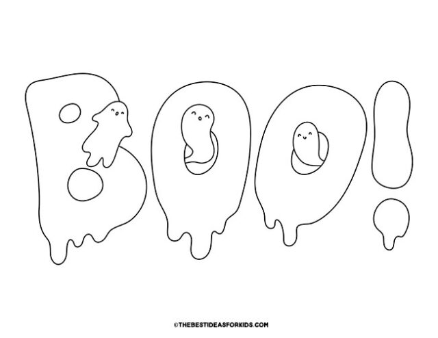 Ghost coloring pages free printables