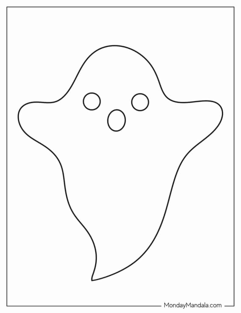 Ghost templates free pdf printables