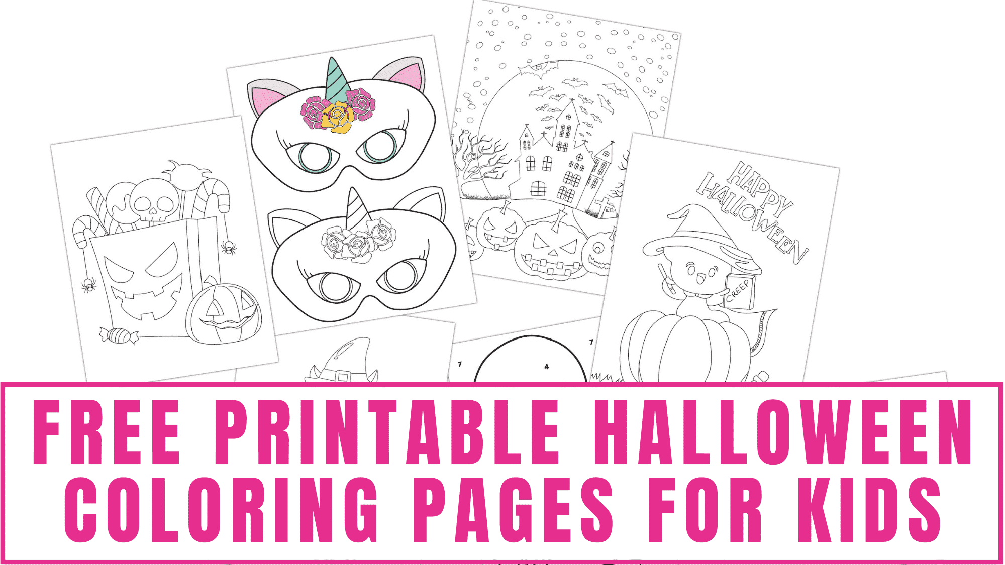Free printable halloween coloring pages for kids