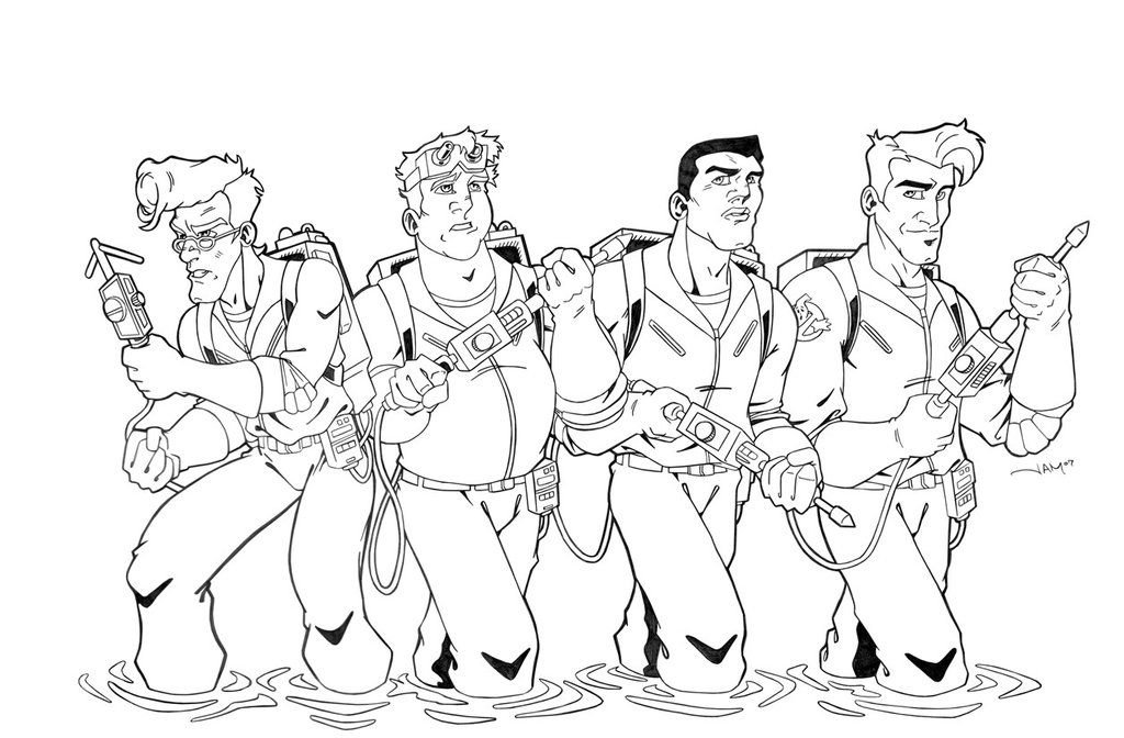 Ghostbusters coloring pages printable for free download