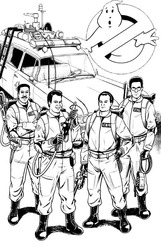Ghostbusters coloring pages