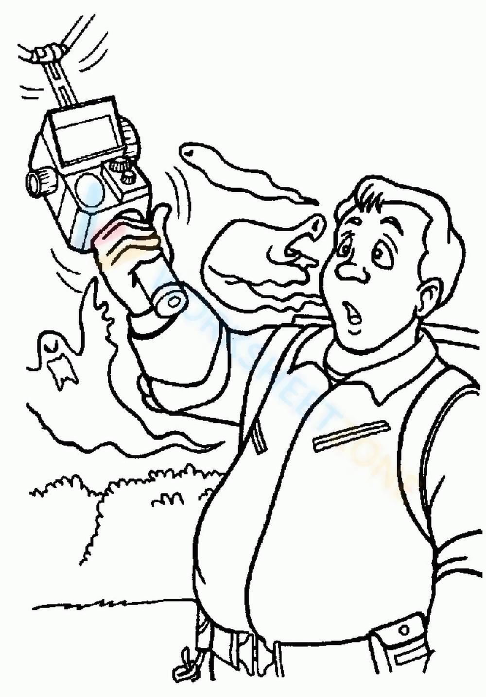 Free printable ghostbusters coloring pages for kids