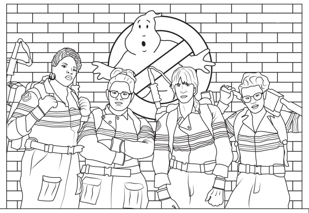Ghostbusters coloring pages