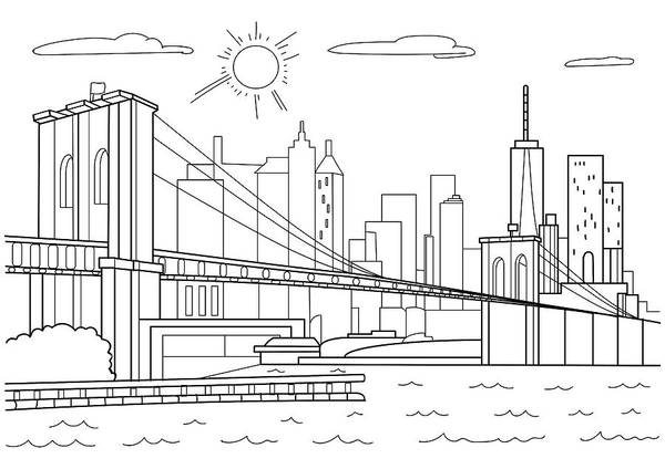 Art coloring page