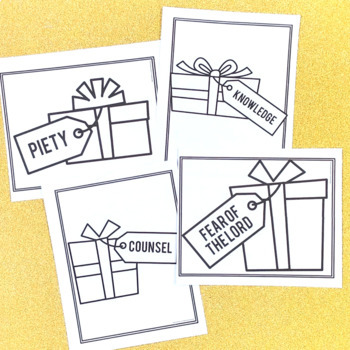 Gifts of the holy spirit coloring pages by the kennedy adventures