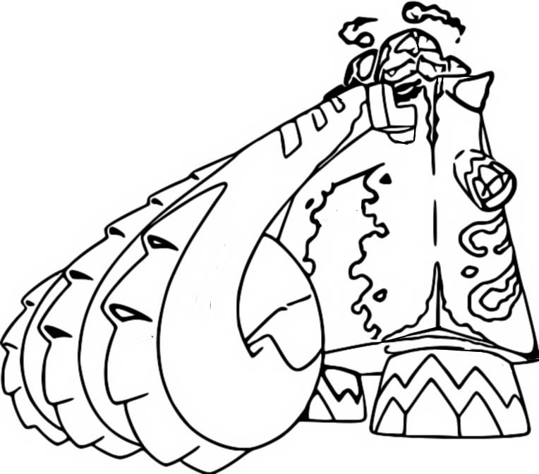 Coloring page gigantamax pokãmon gigantamax copperajah