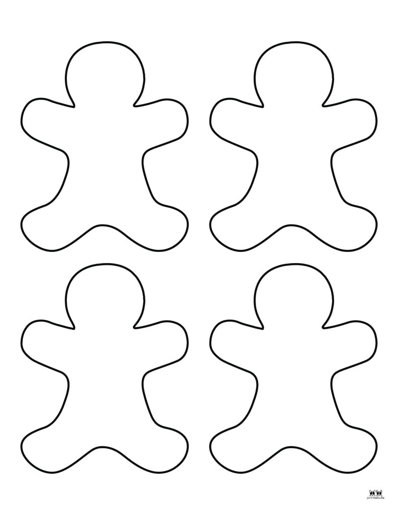 Gingerbread man coloring pages