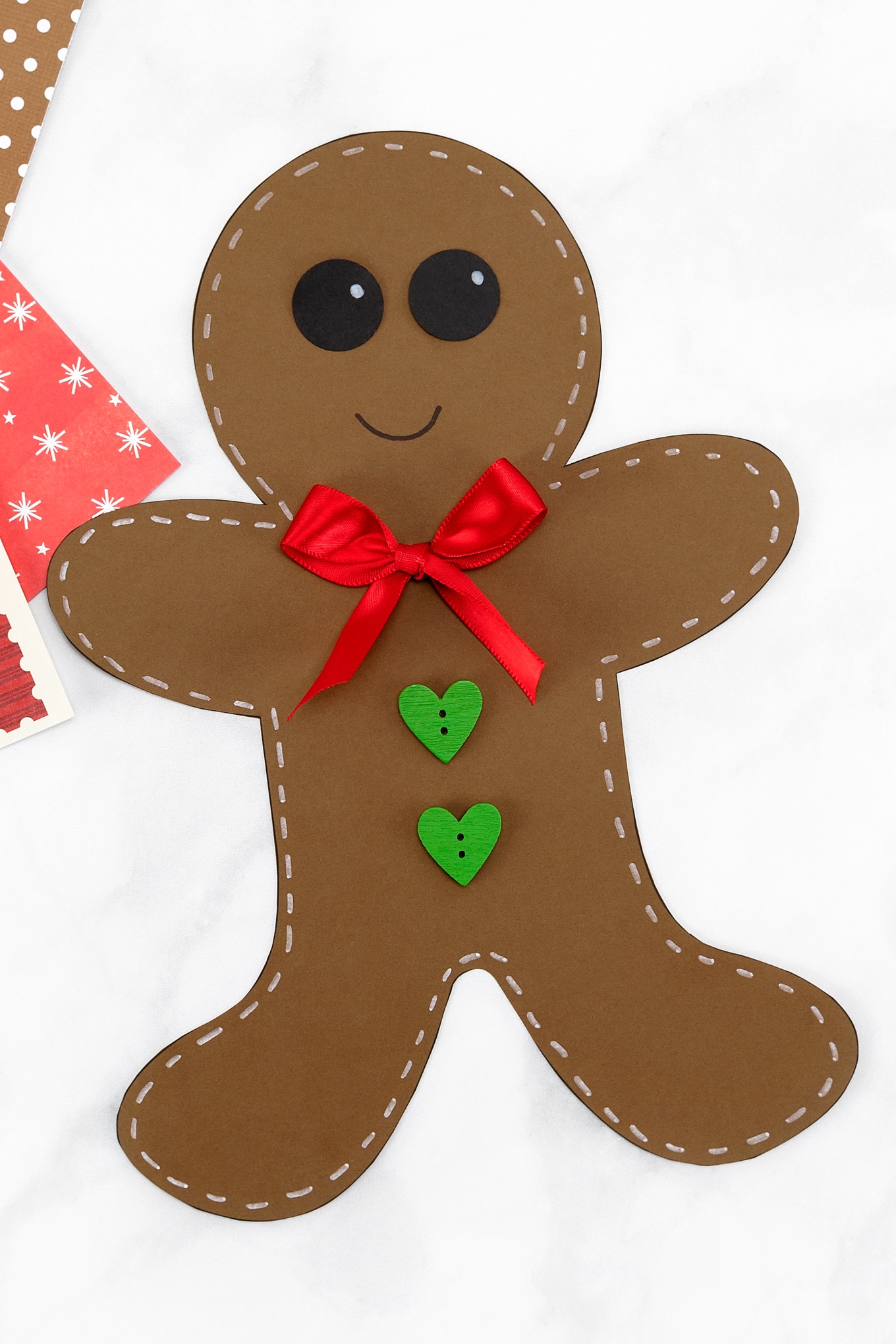 Gingerbread man template