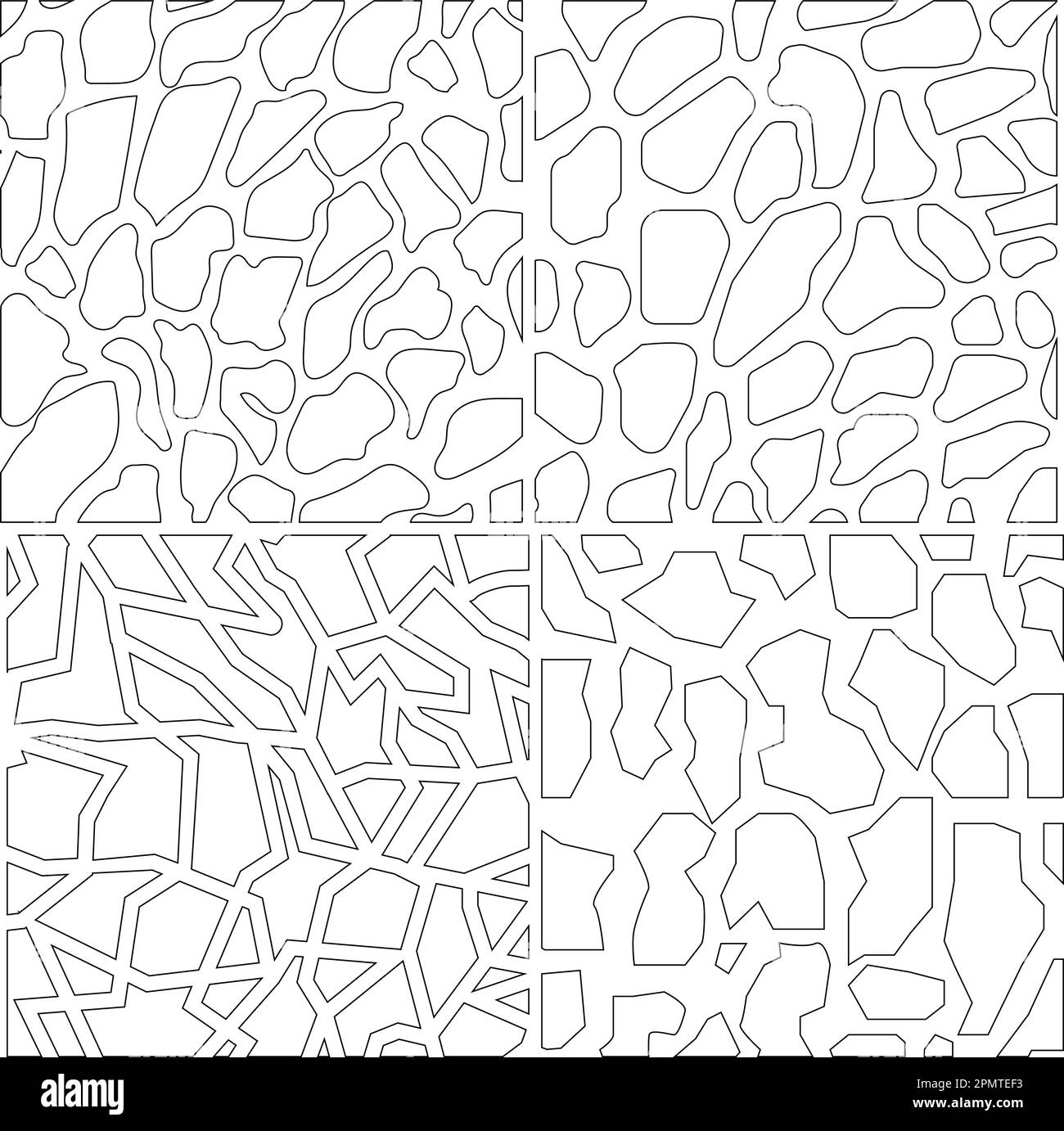 Giraffe pattern skin black and white stock photos images
