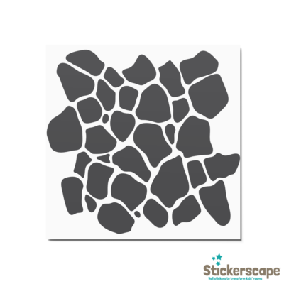 Giraffe print wall sticker tile