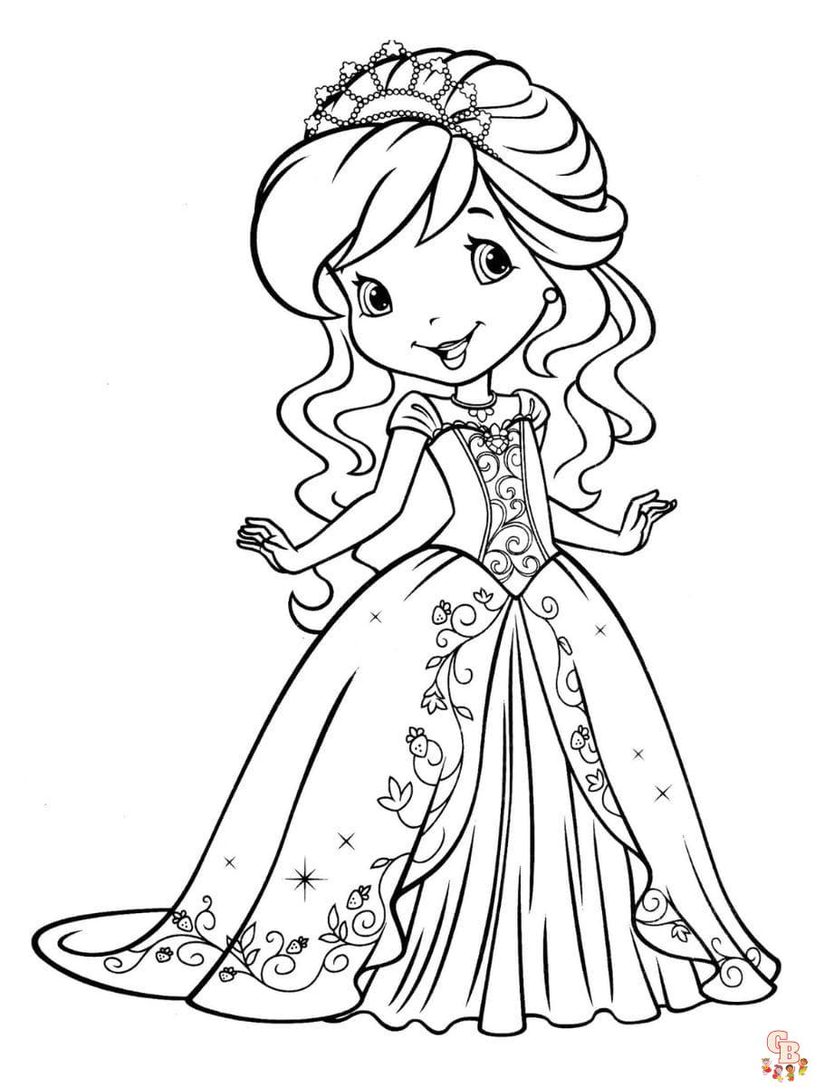 Printable girly coloring pages free for kids and adults