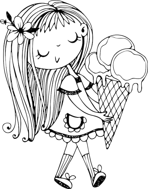 Girl coloring pages images