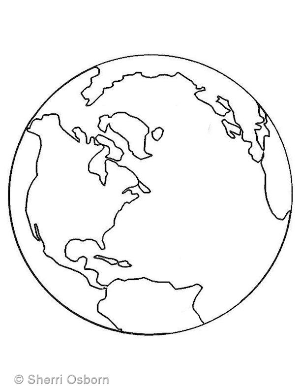 I heart the earth printable craft
