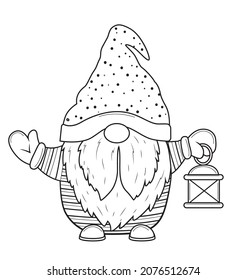 Hundred christmas gnome coloring pages royalty