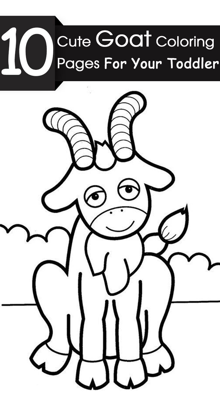 Top free printable goat coloring pages online coloring pages cute goats goats