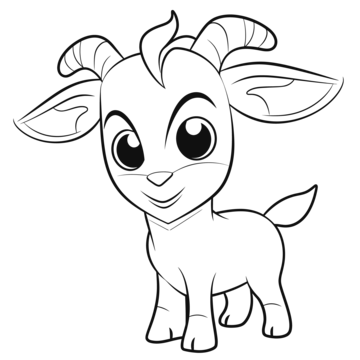 Baby goat vector art png images free download on